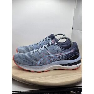 Women's Size 10 - ASICS Gel Nimbus 23 Athletic Running Shoes Blue Exercise Gym